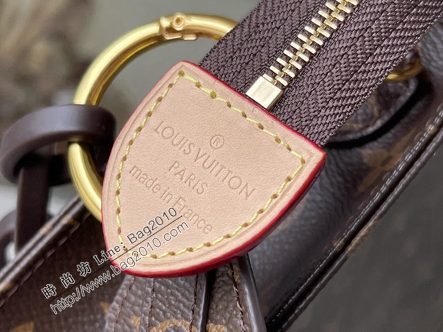 LV專櫃2023新款老花肩背包 M47542 路易威登Monogram帆布化妝盒 dn1338